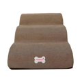 thumbnail image 3 of DogStairsCurvedLadder3StepsSoftComfortablePetStairs,RemovableWas, 3 of 5