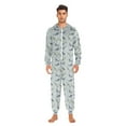 thumbnail image 6 of joogoo Sharks Vintage Unisex Adults Onesies Pajamas Jumpsuits L, 6 of 7