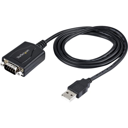 StarTech 1P3FPC-USB-SERIAL USB-RS232Cシリアル変換ケーブル (USB 2.0/91cm/COMポート番号保持機能/USB Type-Aオス・DB9オス/Windows &amp; macOS)