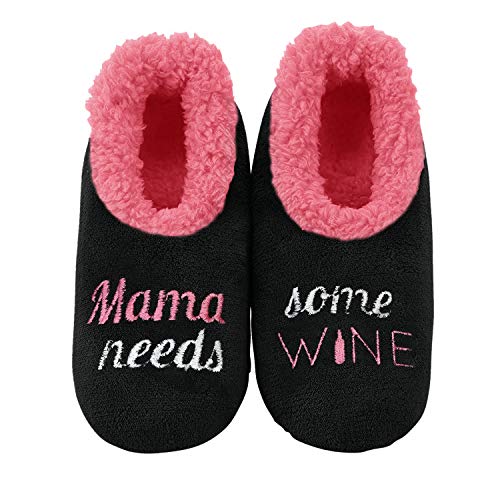 Snoozies Pairables Womens Slippers Mama Needs A Beer House Slippers