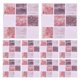 thumbnail image 5 of EeaseMX 18 pegatinas de imitación de azulejo con diseño de empalme, autoadhesivas, para pared, para cocina y baño, en beige y marrón claro., 5 of 8