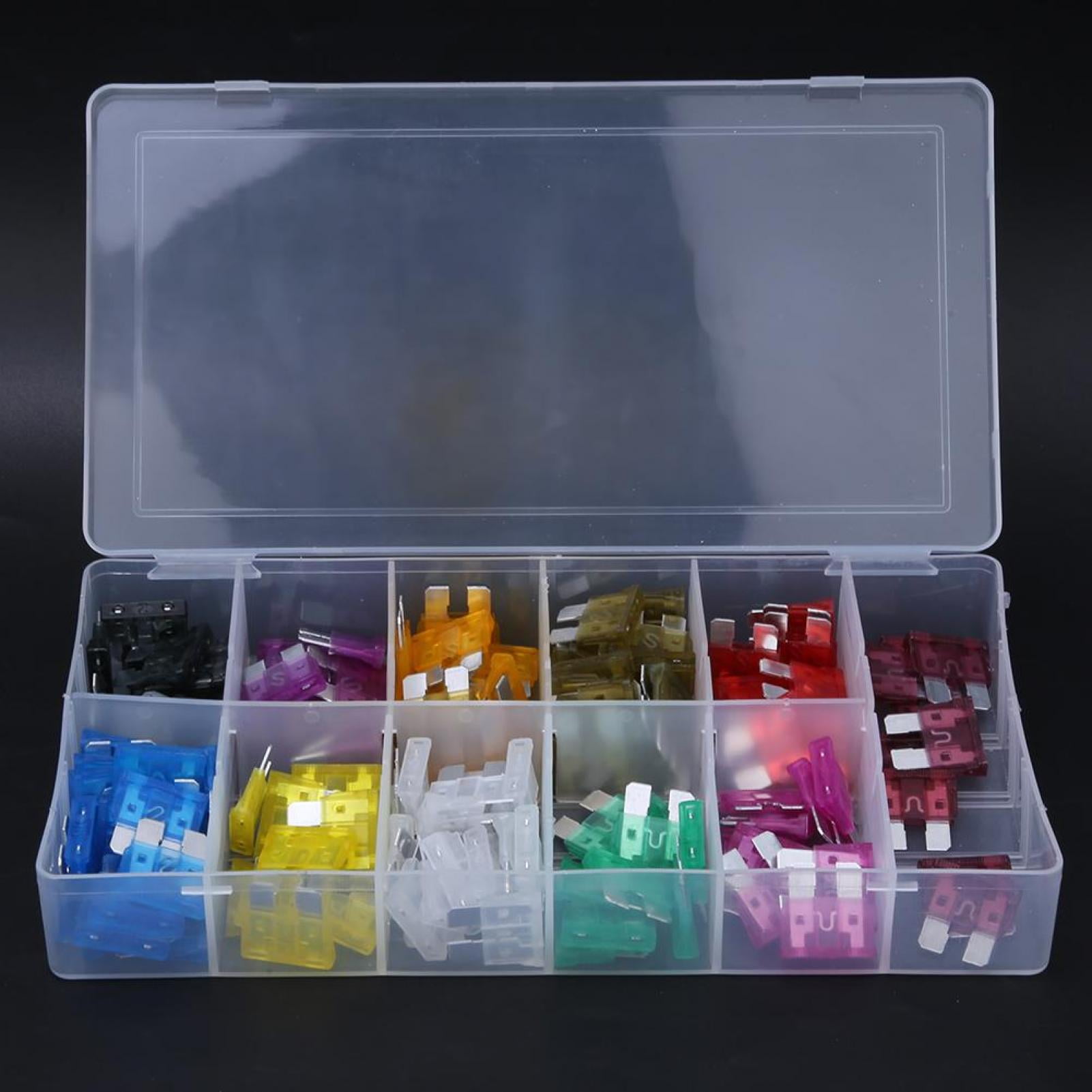 Fyydes Blade Fuse,140 Pcs Blade Fuse Insert Type Medium Sized Car Fuse Assortment Kit 2A~40A,Fuse