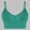 🔥 Green, variant on No Underwire Womens Bras No Underwire Full Support Seamless Ribbed Beauty-Back Sports Bra Wireless Shockproof Design Breathable Stretch Fabric Removable Pads Cross-Back Support for Yoga