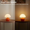 thumbnail image 3 of Lámpara de mesa hongo Dawnwake naranja 28 cm 110 V, 3 of 7