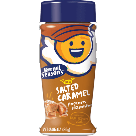 Kernel Season's Salted Caramel Popcorn Seasoning, Regular 2.85oz bottle pack of 1