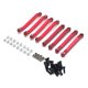 thumbnail image 1 of Barra de conexión fija Kit de conector servo resistente al desgaste del servo impermeable reemplazo liviano liviano de servo para 1/12 D90 D99 D99s rojo kenally FN001613-01, 1 of 6