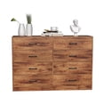 thumbnail image 3 of IVV 8 Fabric Drawers Dresser Wide 52.75"L, Storage Chest of Drawer for Bedroom, Living Room, Nursery (Brown), 3 of 3