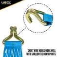 thumbnail image 5 of 2" x 27' Blue Ratchet Strap w/ Double J Hook - 4 Pack, 5 of 5