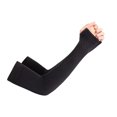 thumbnail image 5 of Mdesiwst 1 Pair Unisex Ice Silk Sleeves Thin Anti-UV Sun Protection Solid Color Quick-drying Breathable High Elasticity Anti-slip Cycling Outdoor Fishing Cooling Arm Sleeves, 5 of 7