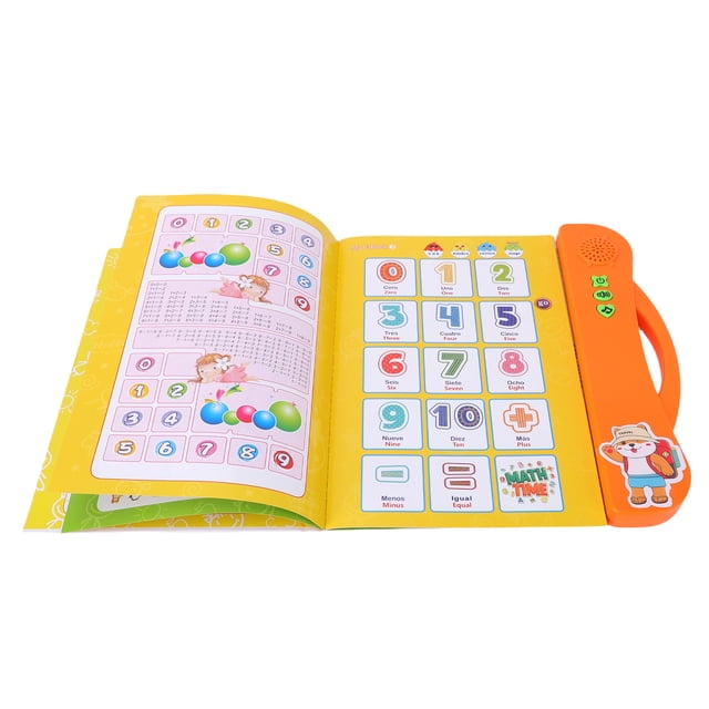 Libro Español Inglés Aprendiendo Libro Hablado Interactivo Educativo Electrónico Juguete Bilingüe Para Niños