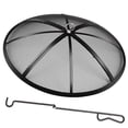 thumbnail image 1 of Fire Pot Spark Screen,22 Inch Diameter Fire Pit Screen Cover,Outdoor Patio Easy-Opening Fire Pits Mesh Screen,Firepit Screens Rou, 1 of 7
