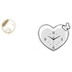 thumbnail image 1 of Escultura De Bola De Corazón De Cristal, Figura De Metal, Adorno De Escritorio, Estatua, Soporte, Reloj De Acrílico, Decoración, Diseño Creativo, Movimiento Silencioso, Arte De Pared Para, 1 of 8