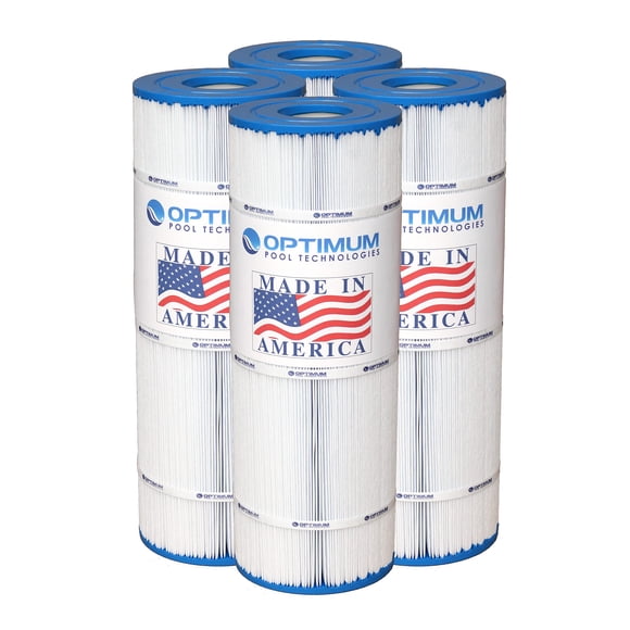 Paquete de 4 cartuchos de filtro para piscinas Optimum Pool Technologies