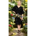 thumbnail image 4 of HAPPY BAY Women's Loungewear African Party Bathing Suit Cover Ups 2X-3X Sable, Tropical, 4 of 4