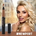 thumbnail image 4 of Profusion Cosmetics West Coast Glow Radiant Liquid Bronzer with Vitamin A & E, Lightweight Buildable Soft Matte Finish, Vegan & Cruelty-Free, 2ml, Newport, 4 of 7