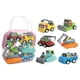 thumbnail image 3 of Juguetes de piscina, juguetes para bebés, juguetes para niños pequeños, dibujos animados infantiles, mini coches de inercia con rebote, juego de coches de juguete, bolso de mano, regalo de coche de ju, 3 of 9