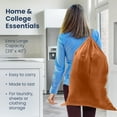 thumbnail image 2 of Maypes Heavy-Duty Nylon Laundry Bags with Carrying Strap, Dirty Clothes Hamper, Camel, 29"x40", 2 of 4