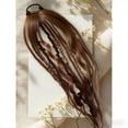 thumbnail image 1 of Roiihwy Rallonge de Queue de Cheval à la Mode, Lots d'Extension Élastiques en Tresse Sale en Cheveux Humains, Accessoires pour Cheveux pour Femmes, Bricolage pour Usage Quotidien et Fête, 1 of 5