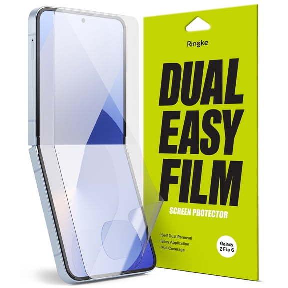 Ringke Galaxy Z Flip 6 / 7 FE [Dual Easy Film] Lightweight Slim Screen Protector