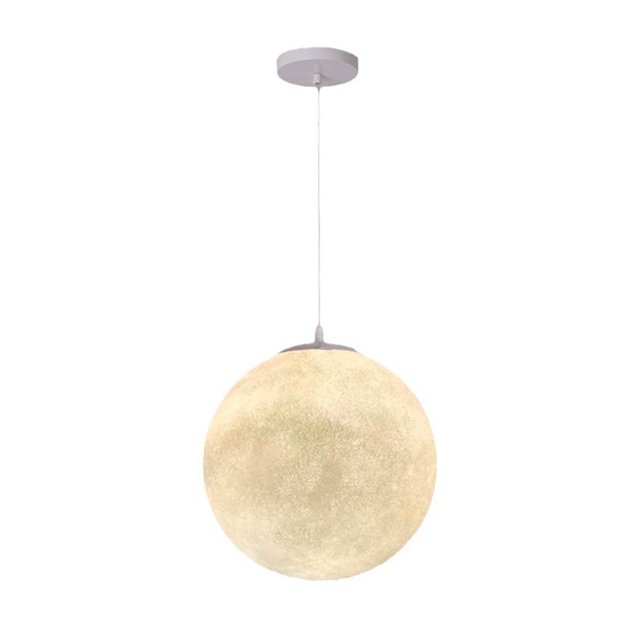 Lámpara de araña moderna con diseño de planeta romántico, minimalista, para dormitorio, restaurante, con impresión 3D