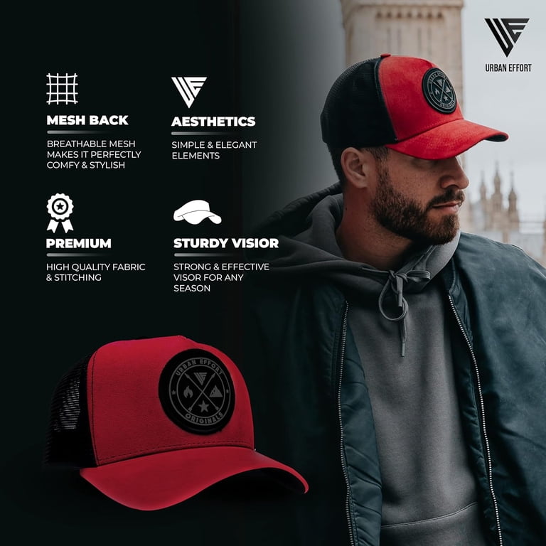 mesh back cap - for men and women baseball hat 5-panel  display picture 2