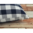 thumbnail image 4 of Aiking Home ( 2-Pack ) Picnic Checkered Pattern Home Decorative Throw Pillow Covers, 100% Polyester, 18"x18", Navy/White, 4 of 5