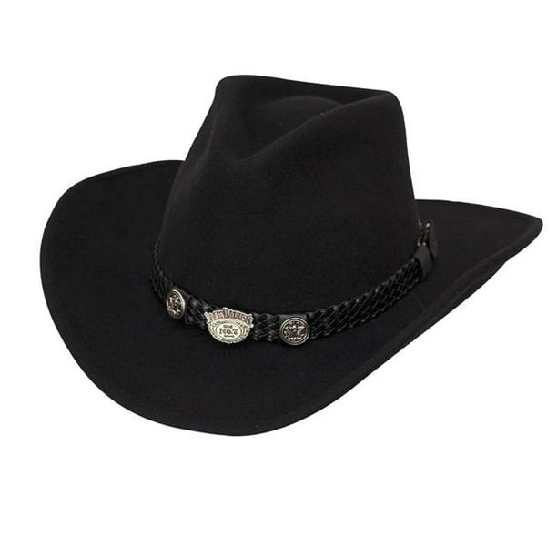 Jack Daniels 38771-L Jack Daniels Black Wool Cowboy Hat - Large ...