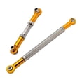 thumbnail image 3 of Varilla de tracción del enlace del servo de dirección 1/12 de metal reemplaza los accesorios del modelo RC ajustables dorado, 3 of 9