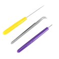 thumbnail image 1 of Spptty 3pcs  DIY Quilling Paper Tools Set Tweezer Needle Pins Slotted Pen Handmade Carft Decorations,DIY Quilling Tool, Paper DIY Set, 1 of 1