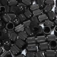 thumbnail image 2 of 100 pcs Plastic Valve Caps Tire Cap Valve Cover for Car Motorcycle Black, 2 of 5