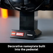 LEGO Marvel Venom Bust - Collectible Building Set for Adults, Ages 18+ Home Office, Desk or Book Shelf Decor - With Venom Minifigure - Gift for Men & Women - 76356