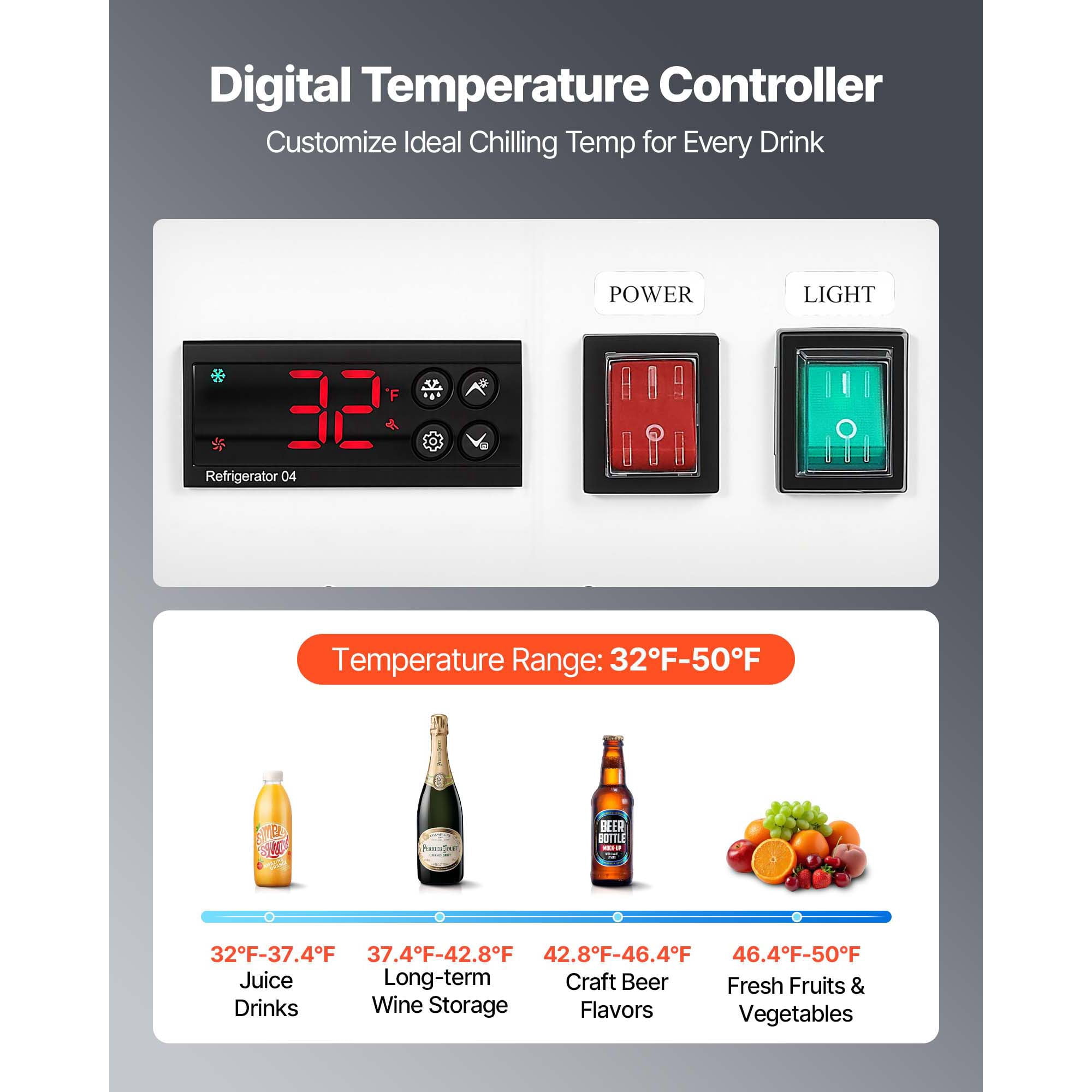 KFFKFF Commercial Merchandiser Refrigerator, 36.4 Cu.Ft / 1030L Upright Beverage Cooler, 3 Glass Door Display Fridge with Customizable Lightbox, 12 Adjustable Shelves, LED Lighting & Casters