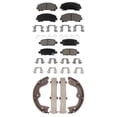 thumbnail image 1 of Transit Auto Front Rear Ceramic Brake Pads and Parking Shoes Kit for Car 2016-2017 INFINITI QX50 KCN-100005, 1 of 11