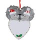 thumbnail image 3 of Adornos navideños de la familia Newstar, adornos colgantes, adornos navideños para árboles de Navidad, adornos navideños para parejas de erizos, 3 of 4