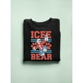 thumbnail image 3 of Bear Paws - Cool And Bold ICEE Vintage Style Men's Sweatshirt, 3 of 4
