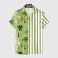 thumbnail image 4 of YUHAOTIN Male Men's Hawaii Shirts Mens Shirt Casual Loose Short Sleeved Beach Shirt Beachy Tops Button up Short Sleeve Shirts for Men, 4 of 6