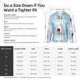 thumbnail image 6 of Picia Puppy Licks Nose Women's Men's UPF 50+ Sun Protection Hoodie Shirt Long Sleeve SPF Fishing Outdoor UV Hiking Lightweight Shirts-XX-Large, 6 of 9