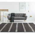 thumbnail image 5 of United Weavers Celestial Gadreel Contemporary Stripe Area Rug, Smoke, 7'10" x 10'6", 5 of 6