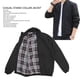thumbnail image 3 of Chaqueta casual negra con cuello levantado para hombre con cierre de cremallera ANGGREK Otros, 3 of 8