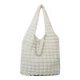 thumbnail image 1 of Bolsa De La Compra Bolso De Compras Mediano Para Mujer Decoración De Cadena Fruncido Verano Burbuja Nube Bolsa (Blanco) Tmvgtek Para Estrenar, 1 of 5