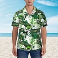 thumbnail image 4 of Lsque Football 7 pattern Hawaiian Shirt for Men, Unisex Summer Beach Casual Short Sleeve Button Down Shirts-3X-Large, 4 of 9
