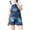 Blue, variant on 3-11T Little Girls Jumpsuit Children Bib Overalls Denim Strap Skirt Shorts Jeans Pants Colorful Tie-dye Shortalls Suspender,Pink,2Years