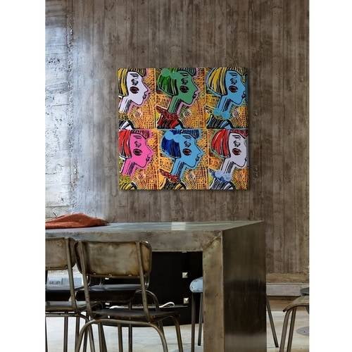 Russian Dolls Pattern IV Painting Print on Wrapped Canvas