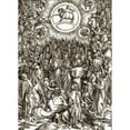 thumbnail image 3 of Durer, Albrecht 11x14 Black Modern Framed Museum Art Print Titled - The Revelation Of St John 13, 3 of 5