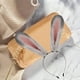 thumbnail image 5 of Diadema con orejas de conejo de peluche, aro para el pelo con orejas de para disfraces, festivales y Gris Zulema sombreros de cosplay, 5 of 7