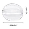 thumbnail image 3 of 50Pcs Round Card Holder Multifunctional Business Display Shelves Holder Portable Acrylic Stands for Cards, 3 of 8