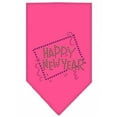 thumbnail image 3 of Happy New Year Rhinestone Bandana Bright Pink Large, 3 of 4