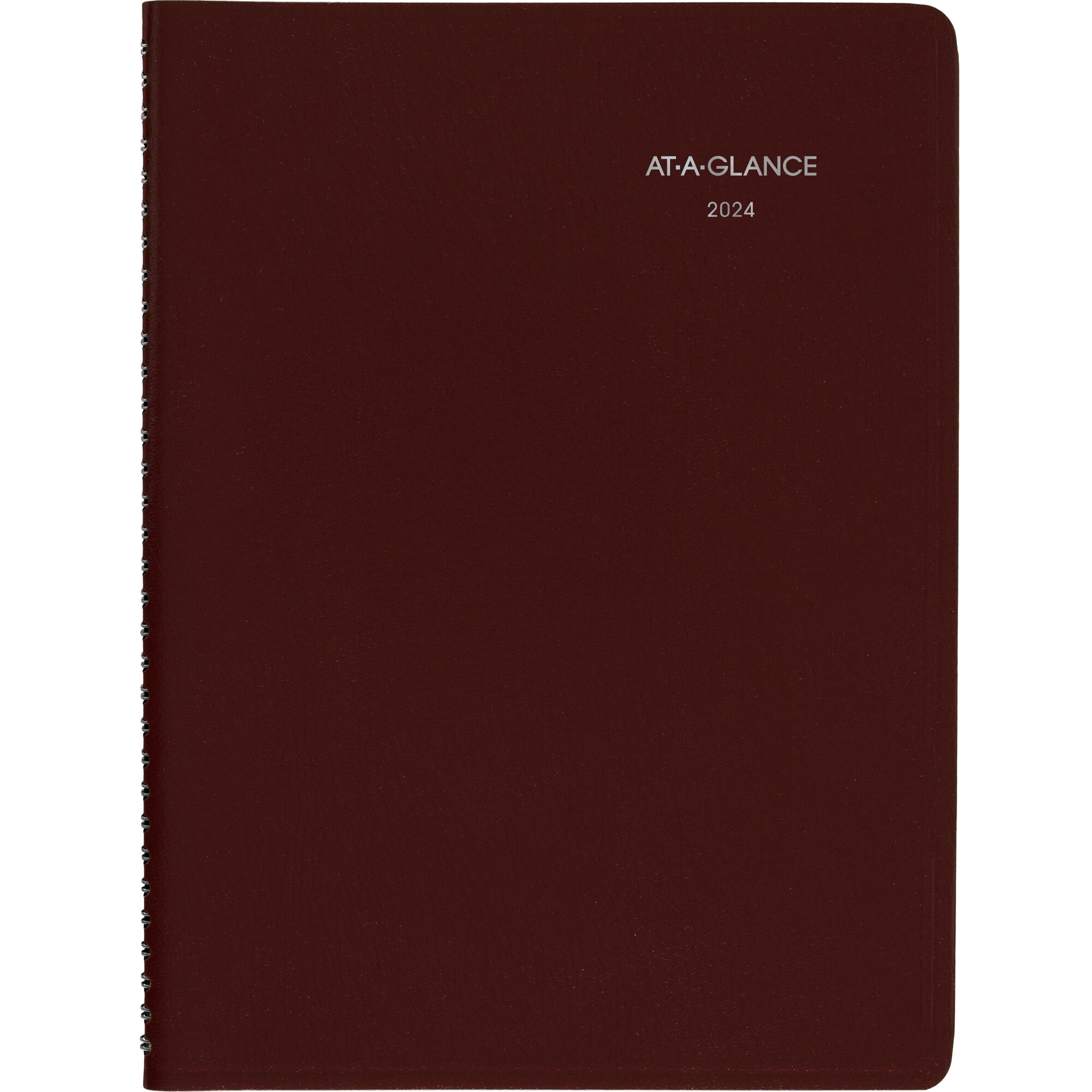 ATAGLANCE DayMinder 2024 Weekly Appointment Book Planner Burgundy