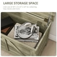 thumbnail image 5 of HOMCOM 19" Farmhouse Storage Chest Organizer, Gray, 5 of 8