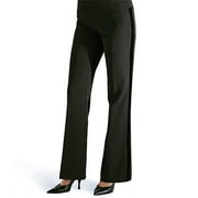 Metro7 - Women's Velvet-Trim Tuxedo Pant